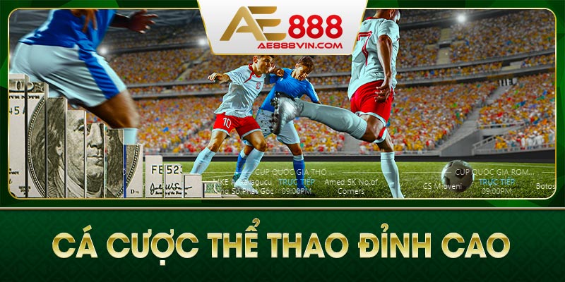 Trải nghiệm thể thao đỉnh cao với nhà cái AE888 VIN